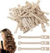 XUZOPIM Set Of 50 Bigodini Permanente Permanent Elastic Hair Curlers Diy Hairdressing Tool For Women Girls, Appropriate Thickness, Good Elasticity, Good Grip