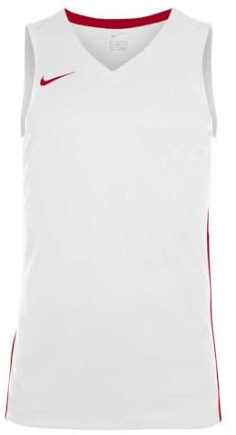 Nike, Blanco/Rojo Universidad, L