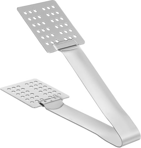 PartyKindom Pinze Acciaio Inossidabile Per Bustine Tè Squeezer Per Tè Utensile Per Cucina e Barbecue Facile Da Usare e Lavabile Lavastoviglie