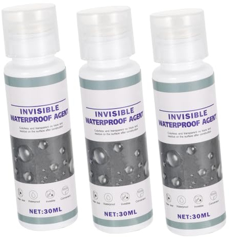 NUOBESTY Invisible Waterproofing Agent and Sealing Spray for Bathroom Tiles and Exterior Walls, 30ml Wall and Roof Mending Agent, 3pcs Repair Spray for Leakage Prevention