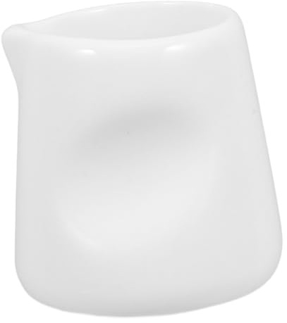 Jarra de Leche de Cerámica en Color Claro, Diseño Creativo y Elegante