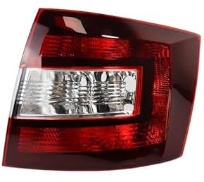 Piloto Trasero Para Skoda Para Spaceback 2014-2019 Luz Trasera Luz Giro Lámpara Advertencia Luz Freno Cubierta La Carcasa Sin Bombilla Faros traseros(Black Right)