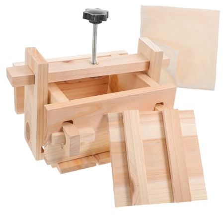 VICASKY Stampo Per Tofu in Kit Per Produzione Tofu Pressa Per Tofu Pressa Per Formaggio Stampo Per Alimenti