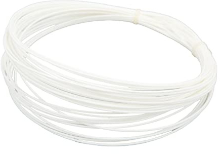 Mavaol Hex Tennis String Professionell slitstark tennistråd för tennis 12m/39.4ft (White)