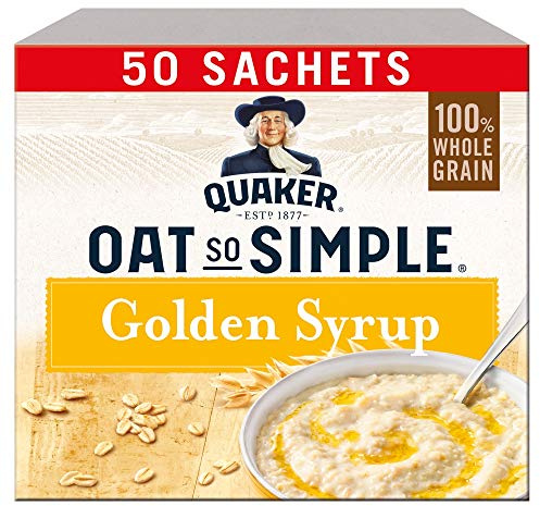 Quaker Oat So Simple Golden Syrup Porridge 50x36g (Packaging may vary)