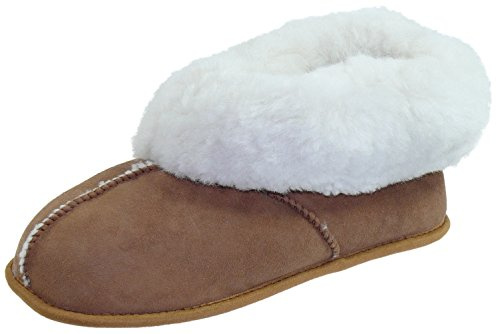 Harrys-Collection Damen Herren Hausschuhe aus Lammfell in 5 Farben