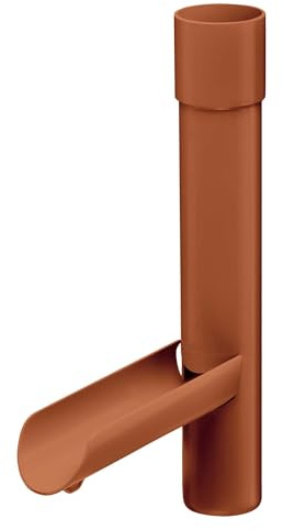 INEFA Regnvattensamlare för stuprör 50mm Brun PVC
