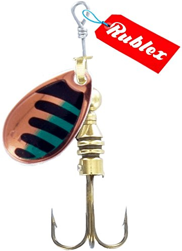 RUBLEX - 5 Cucharillas de Pesca Celta-1 CNV 2,00 GMS.