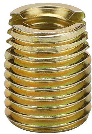 20 Stücke Selbstschneidende Gewindeeinsätze M2-M16 Kohlenstoffstahl Gewinde Reparatureinsätze 302 Typ Kombination für Gewinde Reparatur Möbel(#1)