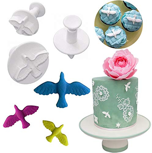 Ausstechformen, Taubenform, für Taufe, Party, Kuchen, Cupcakes, Dekoration, Zuckerguss, Kaugummipaste, Kekse, Ausstechformen