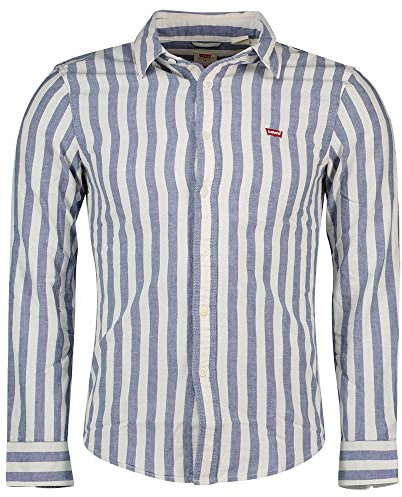 Long Sleeve Battery Housemark Slim Skjorta Män