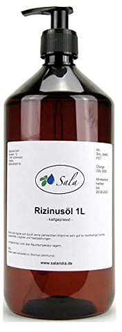 Sala Rizinusöl kaltgepresst Ph. Eur. 1000 ml (1 L PET-Flasche mit Dosierpumpe)