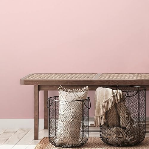 A.S. Création Vliestapete Strukturtapete - Uni Tapete 389041 in Rosa - einfarbige Wandtapete für verschiedene Räume 10,05 m x 0,53 m