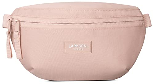 Larkson Sac Banane Femme & Homme Rose - Finn - Sacoche de Ceinture pour Festival, Voyage & Sport - Petit Sac à Main Fashion - Déperlant