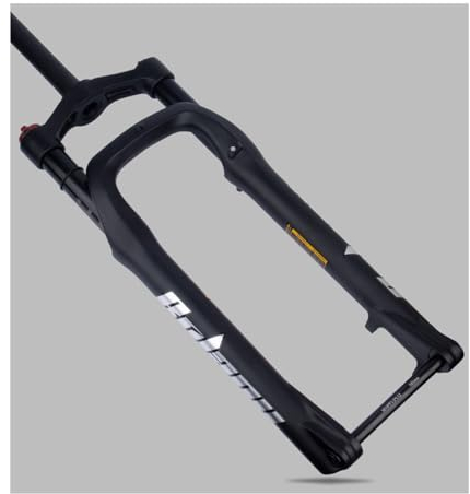 Fett Mountain Front Gabel Fahrrad Luft Federgabel 26 X 4.0 28.6mm Gerade Radfahren Vorderradgabel Federweg 120mm Steckachse 135×15 Manuelle Lockout Schneestrand XC AM