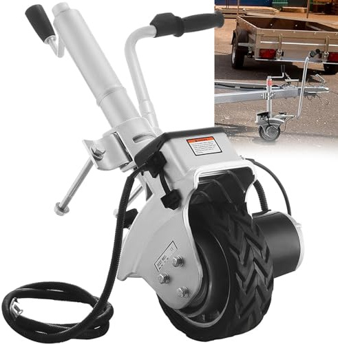 Carrello Elettrico per Rimorchio, Carico Massimo 5000 Libbre, Motorizzato 12V/350W