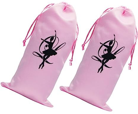 OATIPHO 2stücke Ballettschuh-Tasche Kordelzug Aufbewahrungsbeutel Tanzschuhbeutel Schuhbeutel Für Ballett-ausrüstung