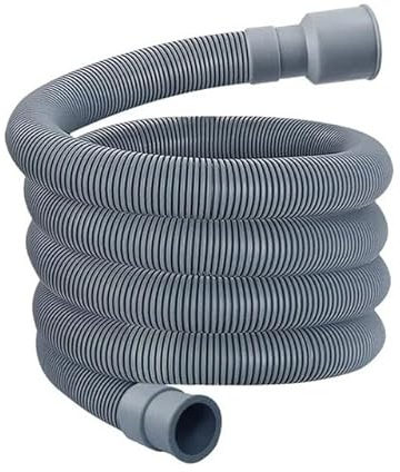 ZHAOSHIXU Washing machine drain pipe 0.8/1/2/7M Plastic Washing Machine Drain Dishwasher Hose Waste Water Outlet Expel Soft Tube Stretchable Drain Extension Pipes(2M)