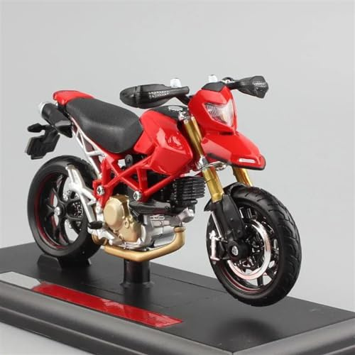 HFMXZHI Motorrad-Modell Motorrad Metall Modell Sammlung Simulation Druckguss Geschenke 1/18 Für Ducati Hypermotard 1100 S