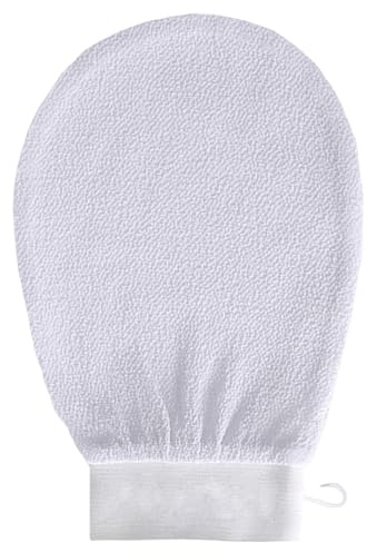 Peeling-Duschhandschuhe – Bronzefarbene Bräuner-Entferner-Handschuhe, flexibles Werkzeug für effektive Entfernung abgestorbener Haut und trockener Haut, ideal für künstliche Bräune und glatte