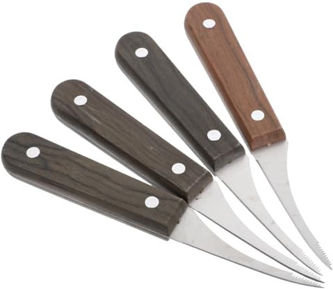 Cabilock 4 Pz Taglia gamberetti Kitchen Gadgets apriscatole Jar Opener Cooker fornellone Utensili disincrostante a Doppio Uso per Pesci Pela gamberi Professionale Acciaio Inossidabile