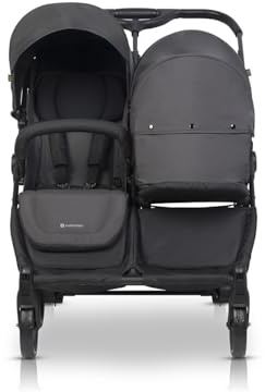 Passeggino doppio per diverse età: 2 passeggini + 1 navicella + accessori. Carrello gemellare BBtwin