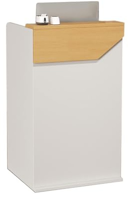 Empfangstheke Rezeption, Empfangstresen, Moderne Verkaufstheke Mit Abschließbaren Schubladen, Für Hotelrezeptionen, Bekleidungsgeschäften, Konditoreien, Obstgeschäften 60×42×95cm
