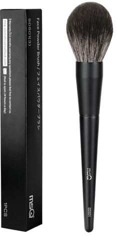 MSQ 1 PC Large Loose Powder Brush Bronzer Makeup Foundation Brush Large Blush Makeup Brush for Setting Powder, Bronzer, and Blush - Fluffy Makeup Brush