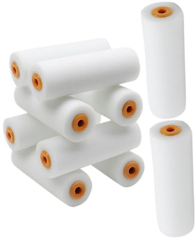 Holibanna 10 Piezas Recambios Rodillos Pintura Esponja Suave para Marco Rodillo Cubiertas Prácticas para Suministros Pintura Hogar