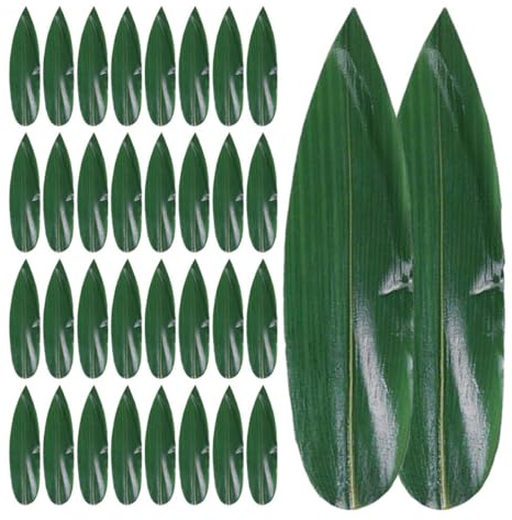 Alipis 100 Hojas de Bambú para Sushi, Decoración de Sushi y Manteles Individuales Bambu, Adecuado para Servir Sashimi y Mejorar la Presentación