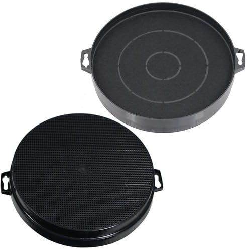 SPARES2GO CHF210 CHF210/1 Type Charcoal Carbon Air Filters for SMEG Cooker Hood Extractor Vent (Pack of 2)