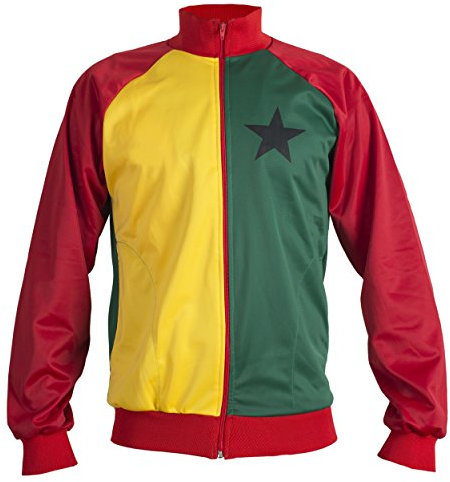 JL Sport Ghana 1980 Nationalflagge Afrika WM Jacke Anzug Replica - XXL
