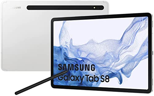 Touch Tablet - Samsung - Galaxy Tab S8 - 11 - RAM 8 GB - 128 GB - Silber - WiFi - S Stift enthalten