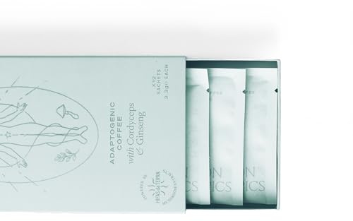 London Nootropics - Mojo - Adaptogenic Mushroom Coffee with Cordyceps & Siberian Ginseng - 12 Sachets