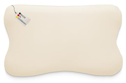 Dukal | Kissenbezug passend für Blackroll Recovery Pillow Kopfkissen | Third of Life Re-Charge und Recovery | smartsleep smart Recovery Pillow | MARTneck Kopfkissen | 30 x 50 cm | Farbe: Natur