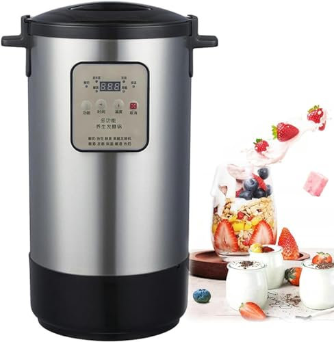 MOSOHINO Macchina di Fermentazione, Yogurtiera Elettrica Completamente Automatica a Controllo Intelligente da 12 Litri, Fermentatore Multifunzionale per Aceto di Frutta