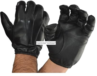 awanstar Polizei Lederhandschuhe,leder handschuhe,Cop Handschuhe
