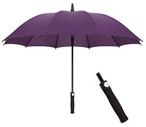 ZURBAQD Golfschirm, automatisches Öffnen und Schließen, super große Belüftung, Winddicht, regenfest, verstärkte Regenschirmoberfläche, sonnig und regnerisch, doppelte Verwendung Warm as Ever