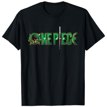 One Piece Grafica Teschio Zoro Anime Maglietta