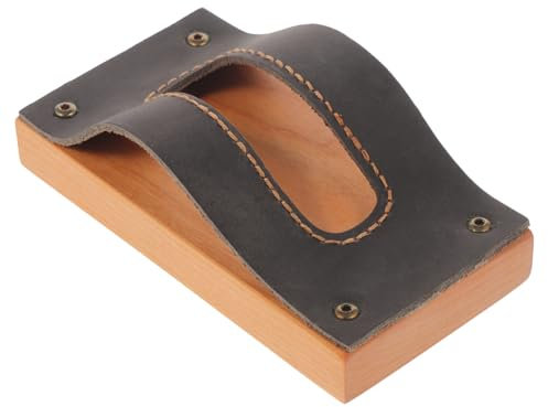 STOBOK Visitenkartenhalter Aus Holz Und Leder Eleganter Kartenständer Für Schreibtisch Stabiler Business Card Display Stand Für Büro Meetings Und Veranstaltungen