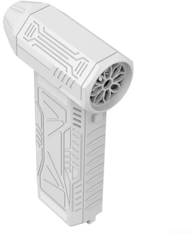 Turbo-Gebläse, Jet-Ventilator, gewaltsamer Turbo-Lüfter, Staubsammler, für Kohlefeuer, industrielle Staubentfernung, Rauchblasen, Tastaturreinigung, etc. (Silber)