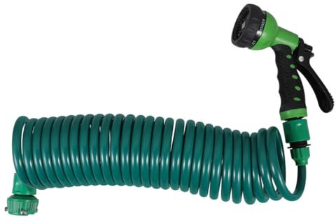 KONTONTY Kit De Tuyau De Lavage De Voiture Multi-usage Curly Garden Pour Un Nettoyage Efficace De La Maison Et Du Jardin