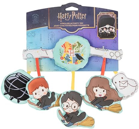 Kids Preferred Harry Potter Stroller Activity Toy with Crinkle, Mirror, and Tactile Features – Fits Most Strollers