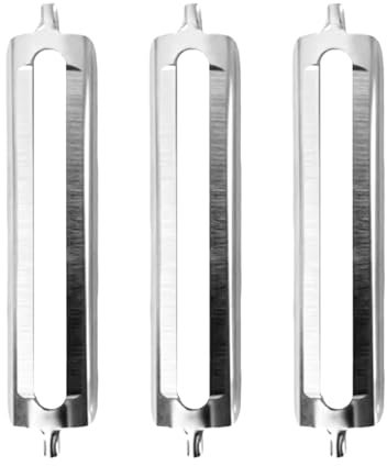 3 Stück Sparschäler Tupper,Turbo Schäler,Kartoffelschäler,Ersatzklinge,Gemüseschäler,Blades Edelstahl Ersatzklingen,Famos Fruit für Gemüseschale,Messer,Orangenschäler, Peeler Pendelschäler