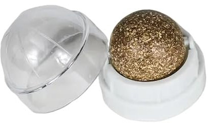 XJPXFQ Katzenminze-Wand-Stick-on-Ball-Spielzeug-Kratz-Leckerlis Gesunde natürliche entfernt Bälle, um die Verdauung zu fördern Katzengras-Snack(White Round)