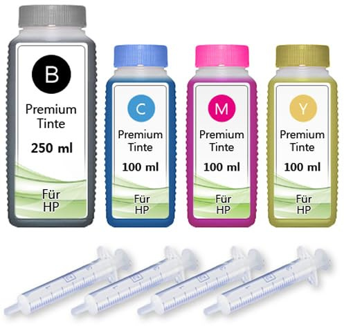 Inkadoo 550ml Nachfüll Tinte kompatibel für HP 912 OfficeJet 8012 8014 8015 Pro 8022 8024 8025 8023