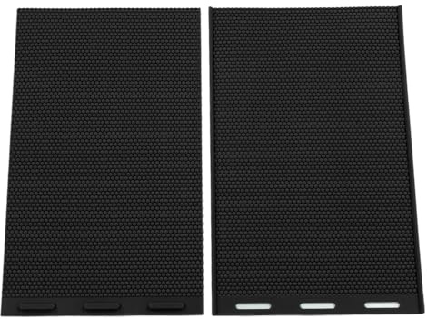 SUNGOOYUE Pressa per Cera D'api Flessibile, Pratica Piastra di Base in Cera D'api in Silicone per la Realizzazione di Favi, Facile e Riutilizzabile, Ideale per L'attrezzatura Dell'apicoltura (BLACK)