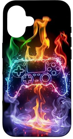 Video Game Controller Minimalist Gamer Boys Teens Men Gaming Case for iPhone 16