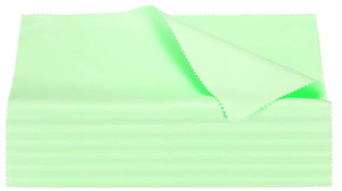 QUARKZMAN 6 Paños Microfibra Grandes 12x12 Limpiador De Platillos.