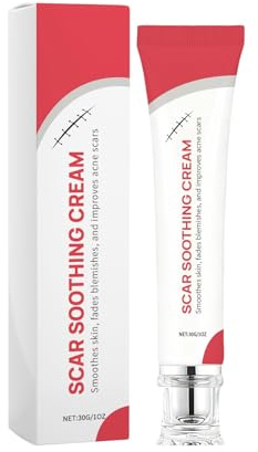 Scar Soothing Cream - Scar Repair Gel | Stretch Mark Cream for Burns, Keloids med fuktgivande, mild slät, anti-inflammatorisk, hälsa ansikte och kroppsanvändning över natten för kvinnor och män